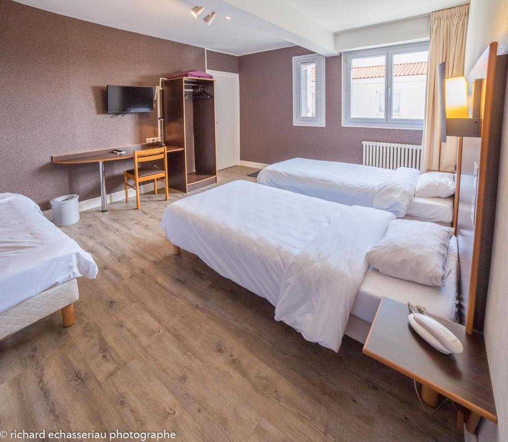 Hotel De La Vendee 永河畔拉罗什 外观 照片